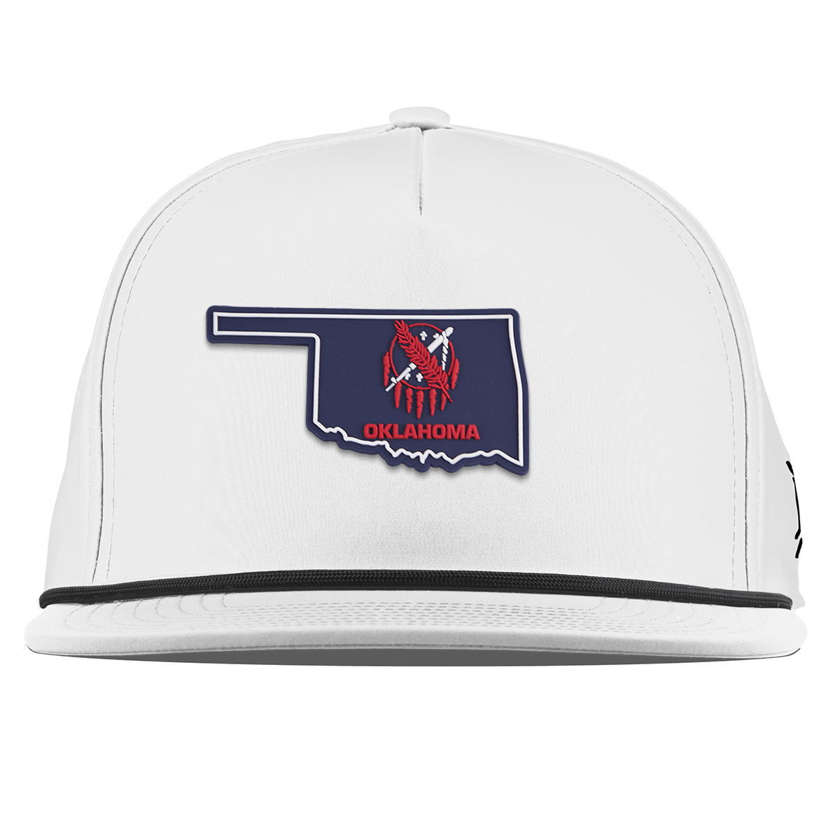 Oklahoma Patriot Series Flat 5 Panel Rope White