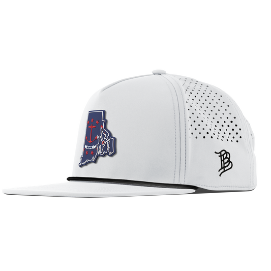 Rhode Island Patriot Series Flat 5 Panel Rope White 