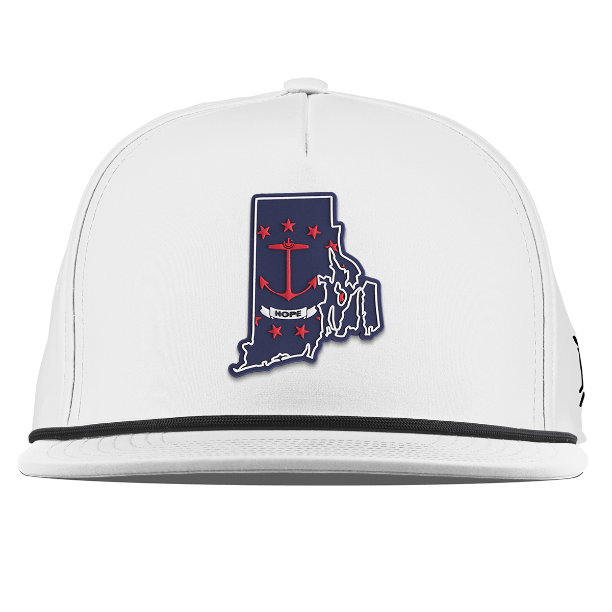 Rhode Island Patriot Series Flat 5 Panel Rope White