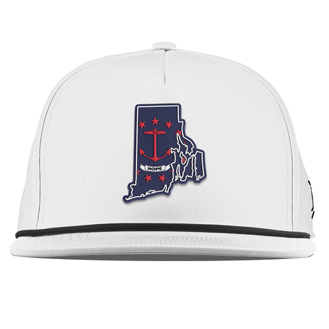 Rhode Island Patriot Series Flat 5 Panel Rope White