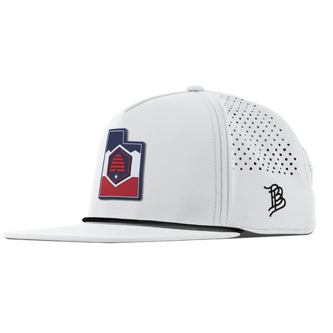 Utah Patriot Series Flat 5 Panel Rope White 