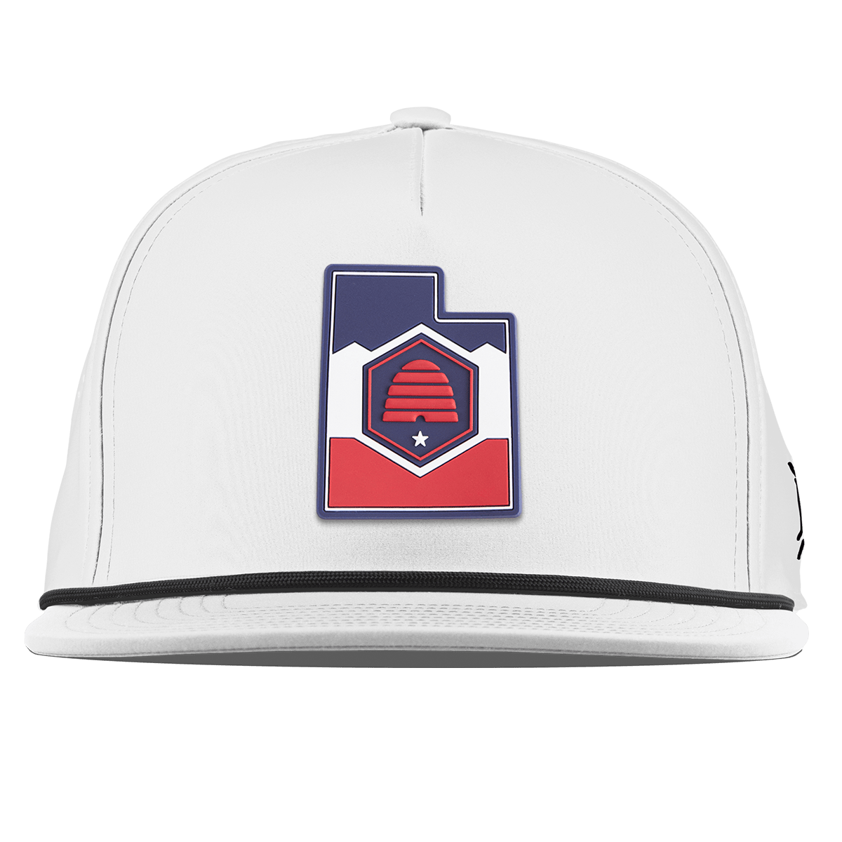 Utah Patriot Series Flat 5 Panel Rope White