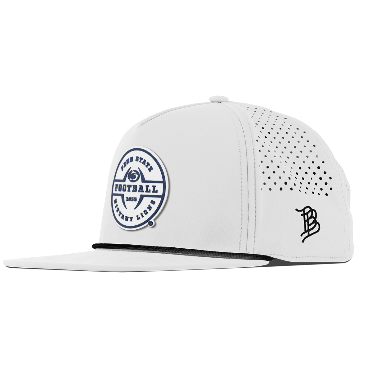 Penn State University "Penn State Football Legacy" Flat 5 Panel Rope White
