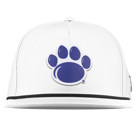 Pennsylvania State University "Penn State Paw" Flat 5 Panel Rope White