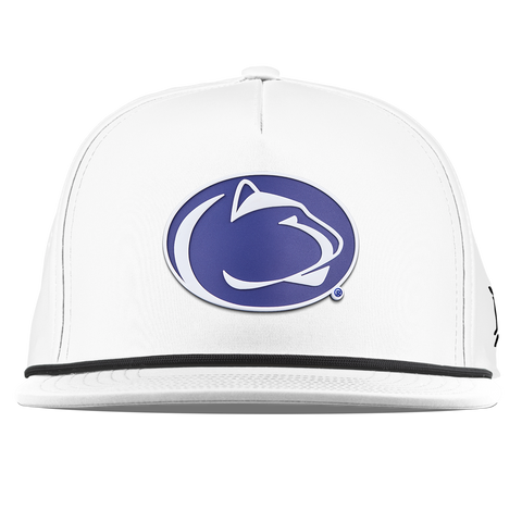 Pennsylvania State University "Penn State Team Logo" Flat 5 Panel Rope White
