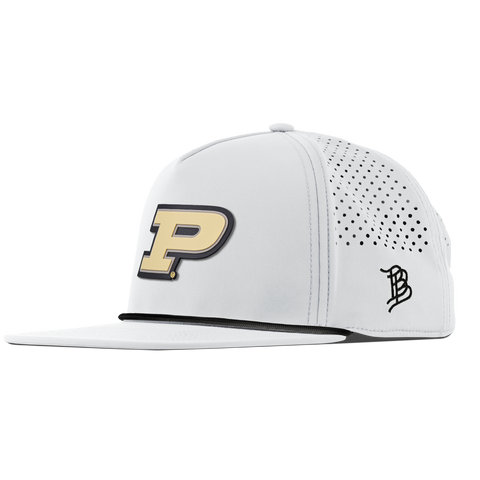Purdue University "Purdue Block" Flat 5 Panel Rope White