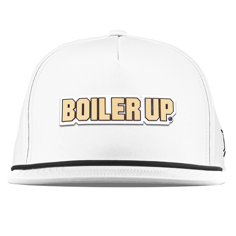 Purdue University "Purdue Boiler Up" Flat 5 Panel Rope White
