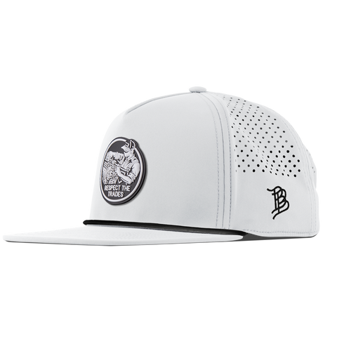 Respect The Trades Mechanic Flat 5 Panel Rope White
