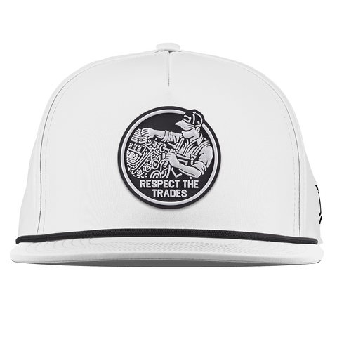 Respect The Trades Mechanic Flat 5 Panel Rope White