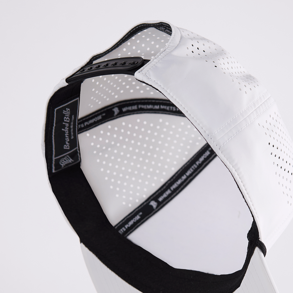 California Patriot Series Flat 5 Panel Rope White Snap
