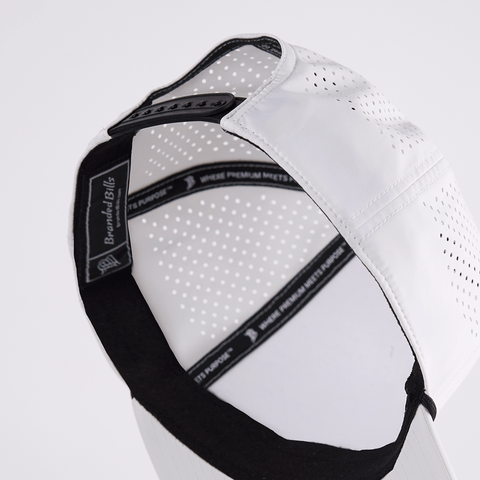 California Patriot Series Flat 5 Panel Rope White Snap