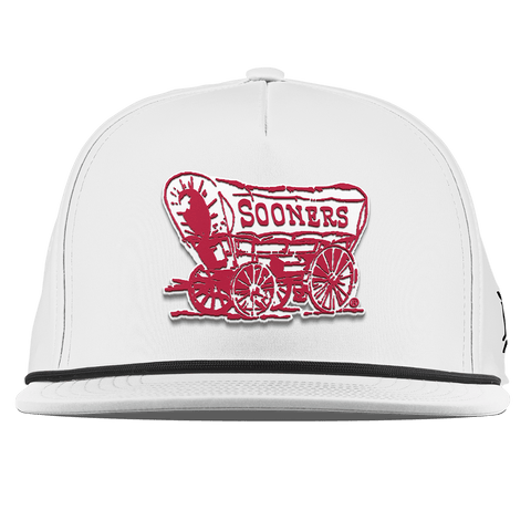 University of Oklahoma "Sooner Schooner" Flat 5 Panel Rope White