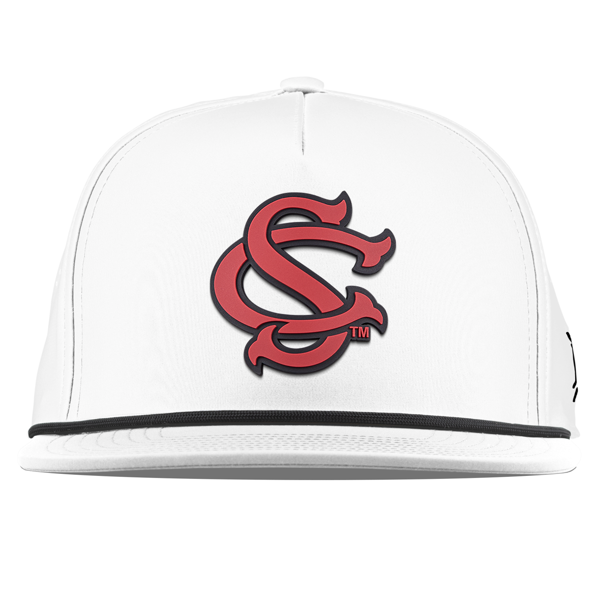 University of South Carolina "South Carolina Baseball" Flat 5 Panel Rope White