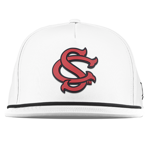 University of South Carolina "South Carolina Baseball" Flat 5 Panel Rope White