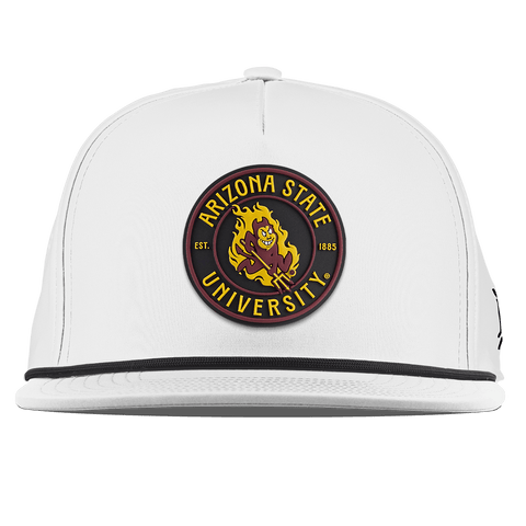 Arizona State University "Sparky's Legacy Dark" Flat 5 Panel Rope White