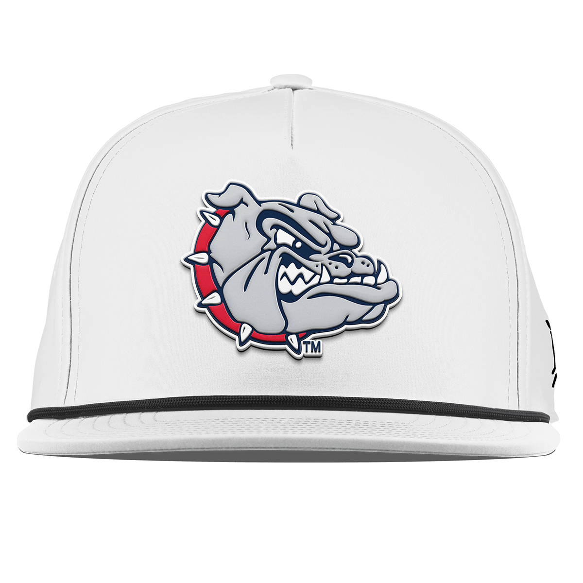 Gonzaga University "Spike The Bulldog" Flat 5 Panel Rope White