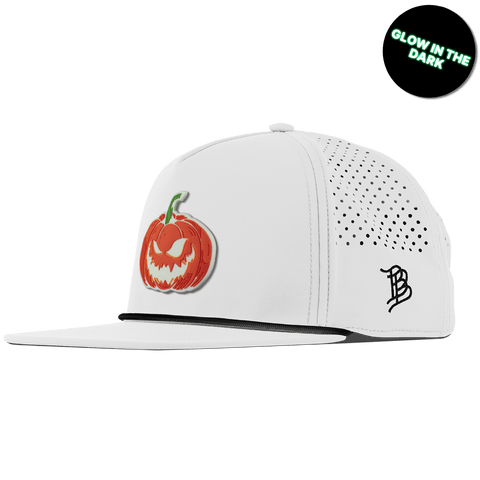 Jack-O-Lantern Glow Flat 5 Panel Rope White