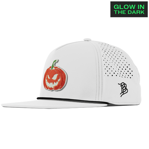 Jack-O-Lantern Glow Flat 5 Panel Rope White