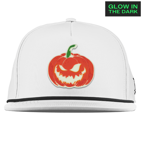 Jack-O-Lantern Glow Flat 5 Panel Rope White