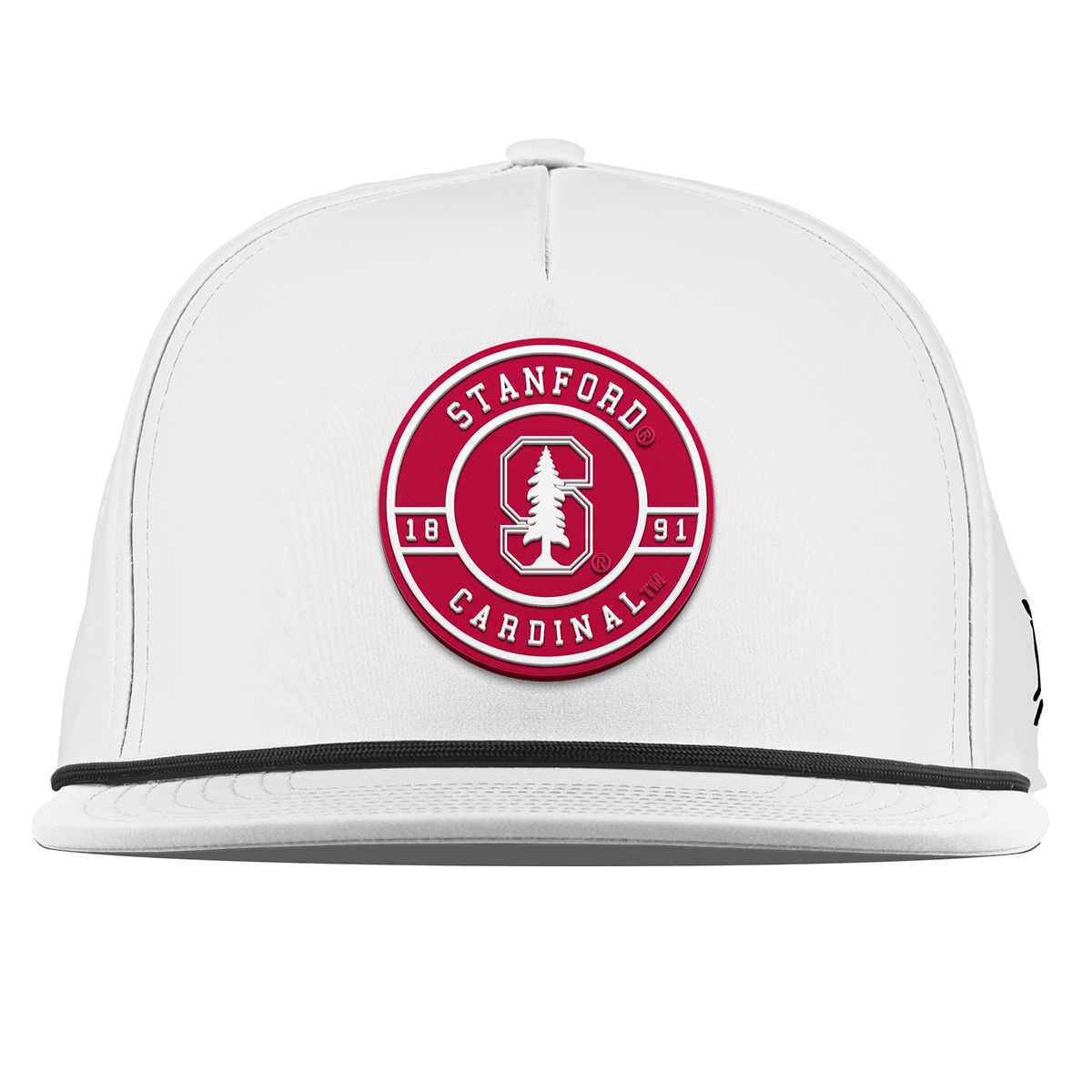 Stanford University "Stanford Seal" Flat 5 Panel Rope White