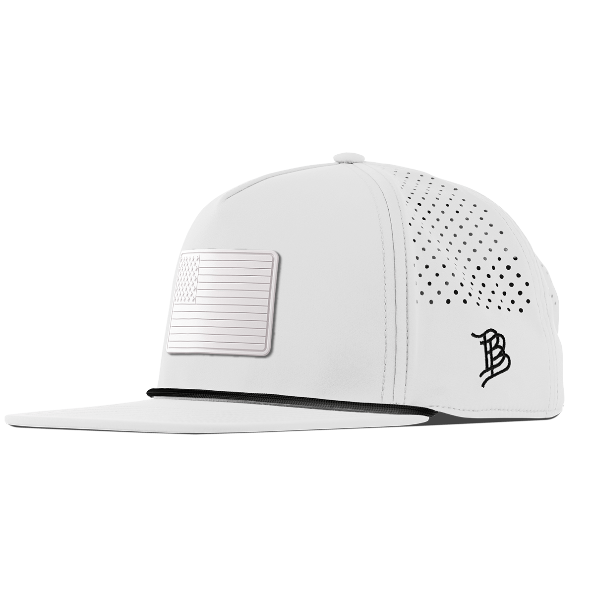 Old Glory Stealth Flat 5 Panel Rope White