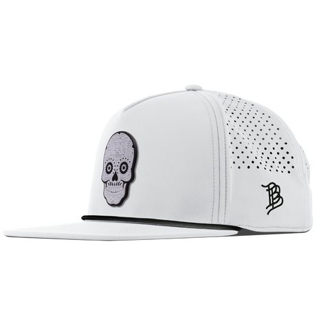 Sugar Skull PVC Flat 5 Panel Rope White