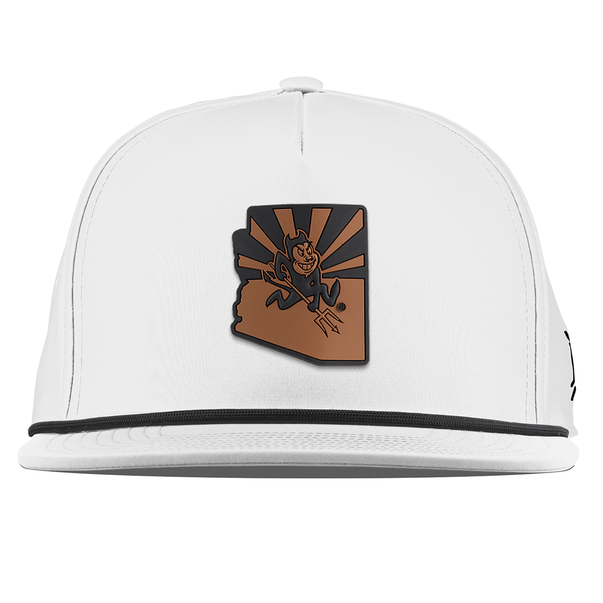 Arizona State University "Sun Devil State" Flat 5 Panel Rope White