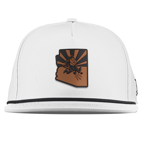 Arizona State University "Sun Devil State" Flat 5 Panel Rope White