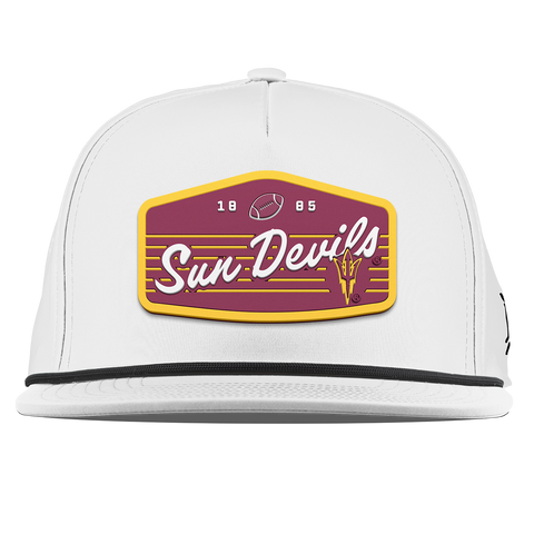 Arizona State University "Sun Devils Football" Flat 5 Panel Rope White