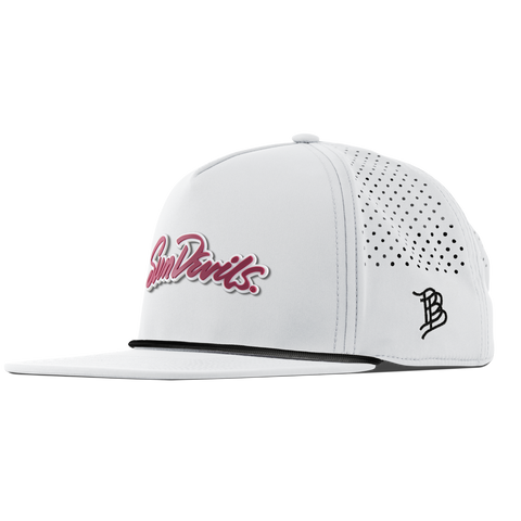Arizona State University "Sun Devils Script" Flat 5 Panel Rope White