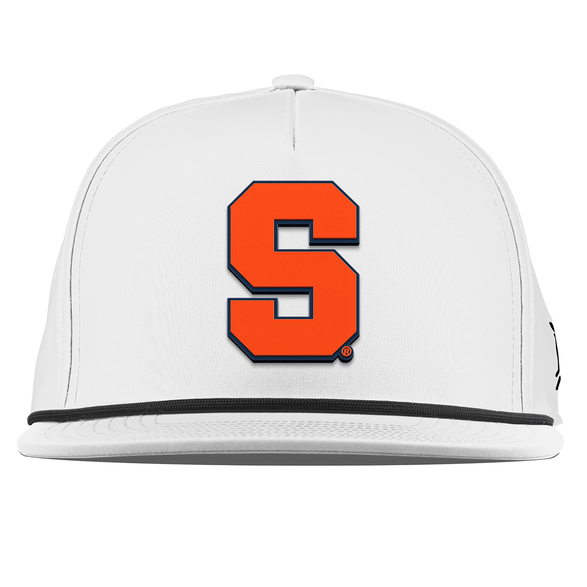 Syracuse University "Syracuse Orange Block" Flat 5 Panel Rope White