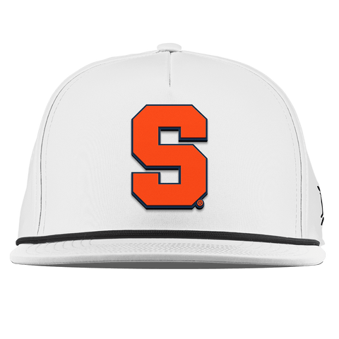 Syracuse University "Syracuse Orange Block" Flat 5 Panel Rope White