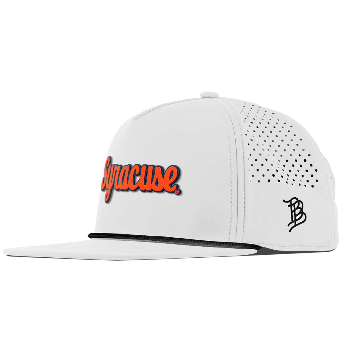 Syracuse University "Syracuse Throwback Script" Flat 5 Panel Rope White