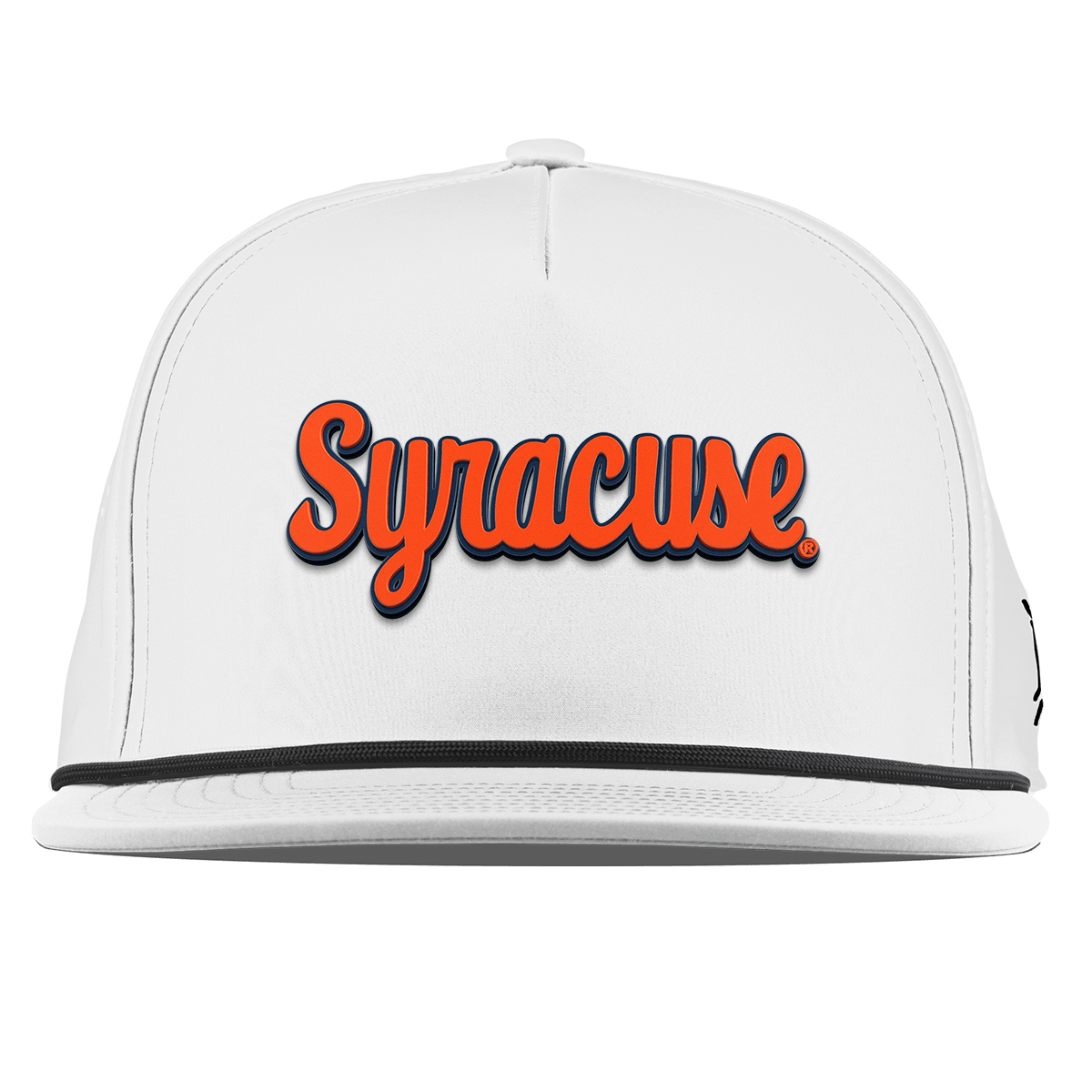 Syracuse University "Syracuse Throwback Script" Flat 5 Panel Rope White