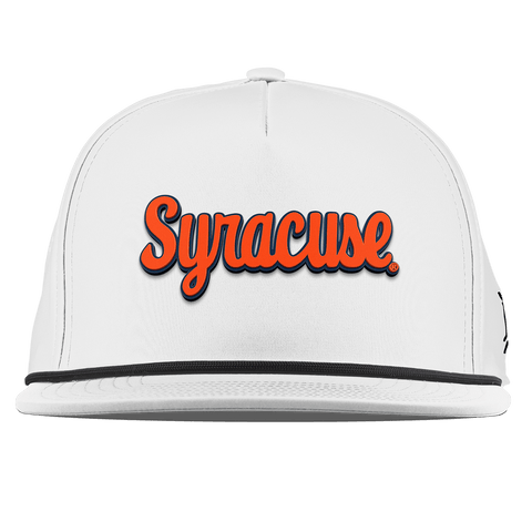 Syracuse University "Syracuse Throwback Script" Flat 5 Panel Rope White