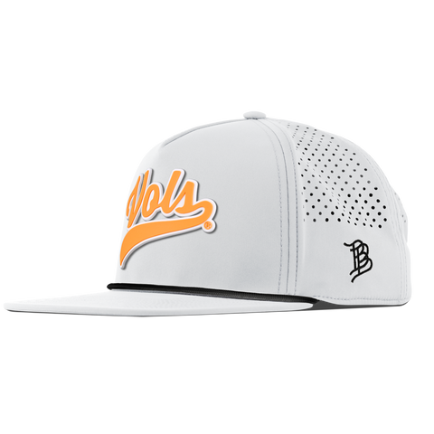University of Tennessee "Tennessee Vols Script" Flat 5 Panel Rope White
