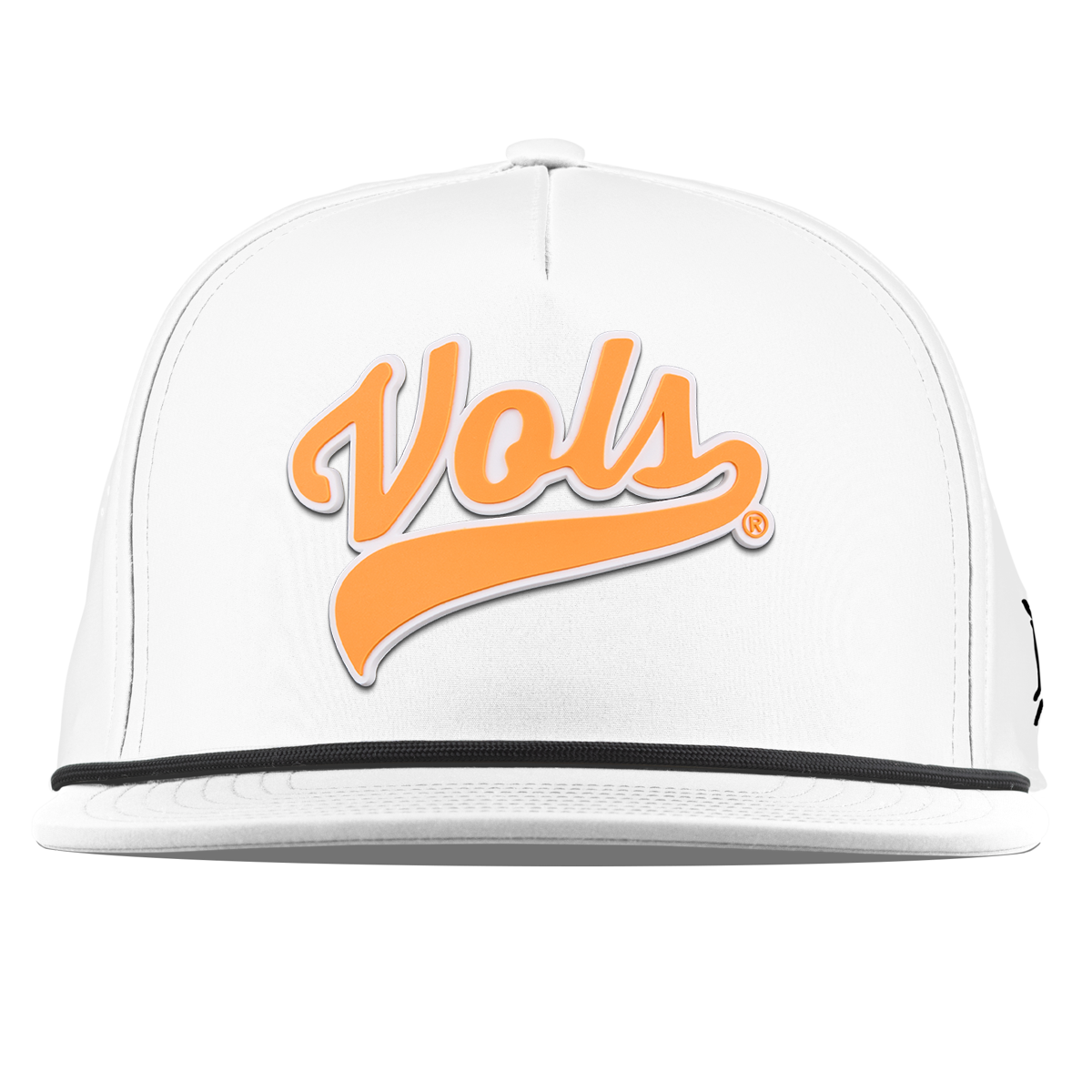 University of Tennessee "Tennessee Vols Script" Flat 5 Panel Rope White