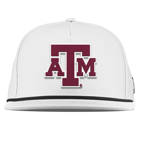 Texas A&M University "Texas A&M Block" Flat 5 Panel Rope White