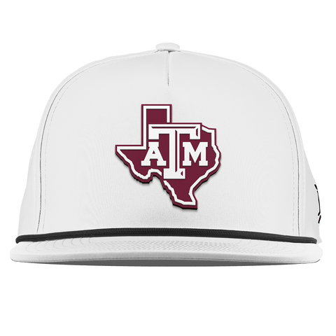 Texas A&M University "Texas A&M Outline" Flat 5 Panel Rope White