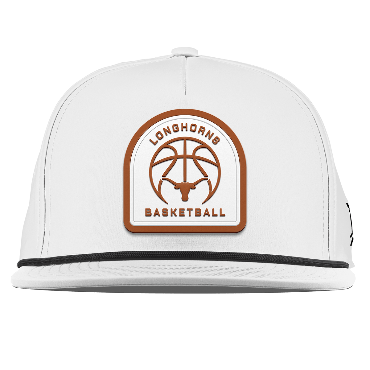 University of Texas "Texas Basketball" Flat 5 Panel Rope White