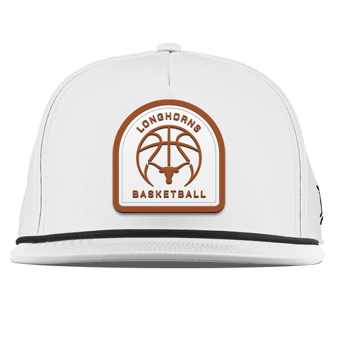 University of Texas "Texas Basketball" Flat 5 Panel Rope White