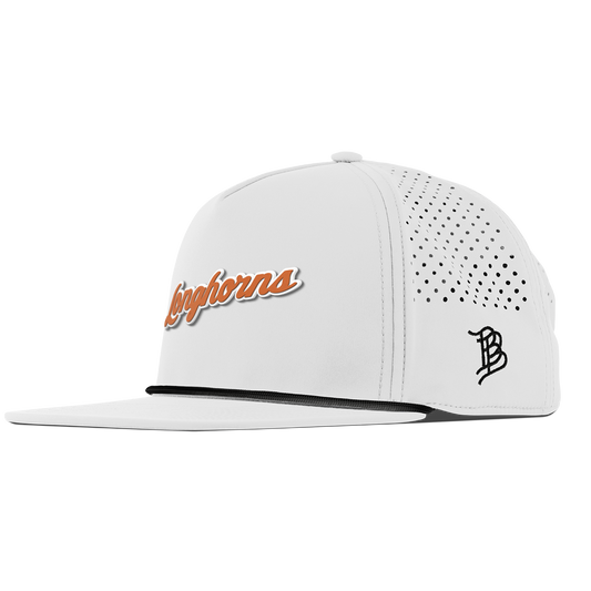 University of Texas "Texas Longhorn Script" Flat 5 Panel Rope White