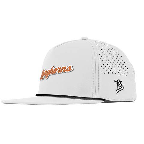 University of Texas "Texas Longhorn Script" Flat 5 Panel Rope White
