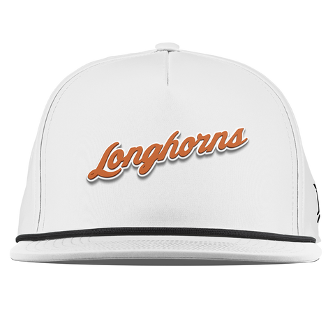 University of Texas "Texas Longhorn Script" Flat 5 Panel Rope White