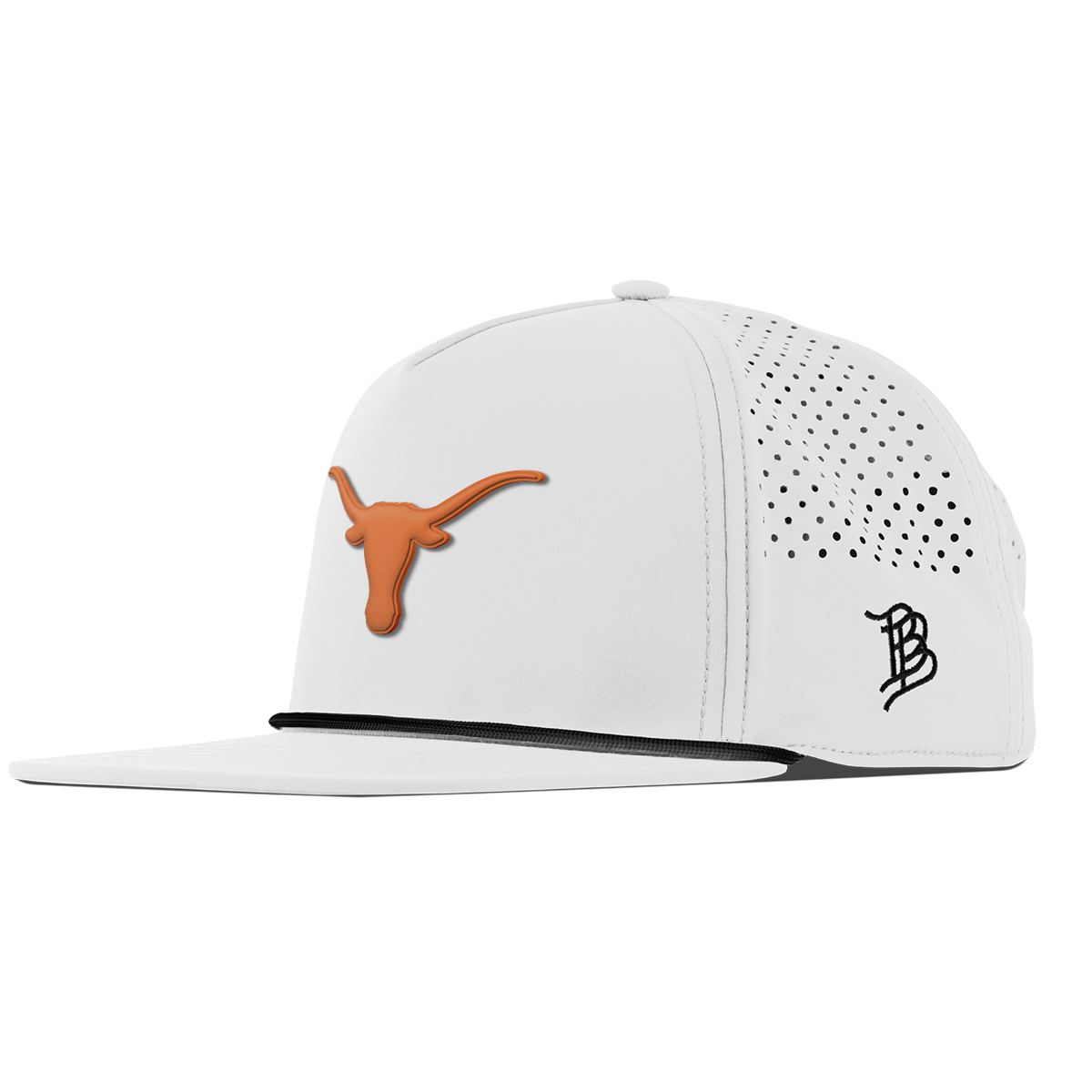 University of Texas "Texas Longhorn" Flat 5 Panel Rope White