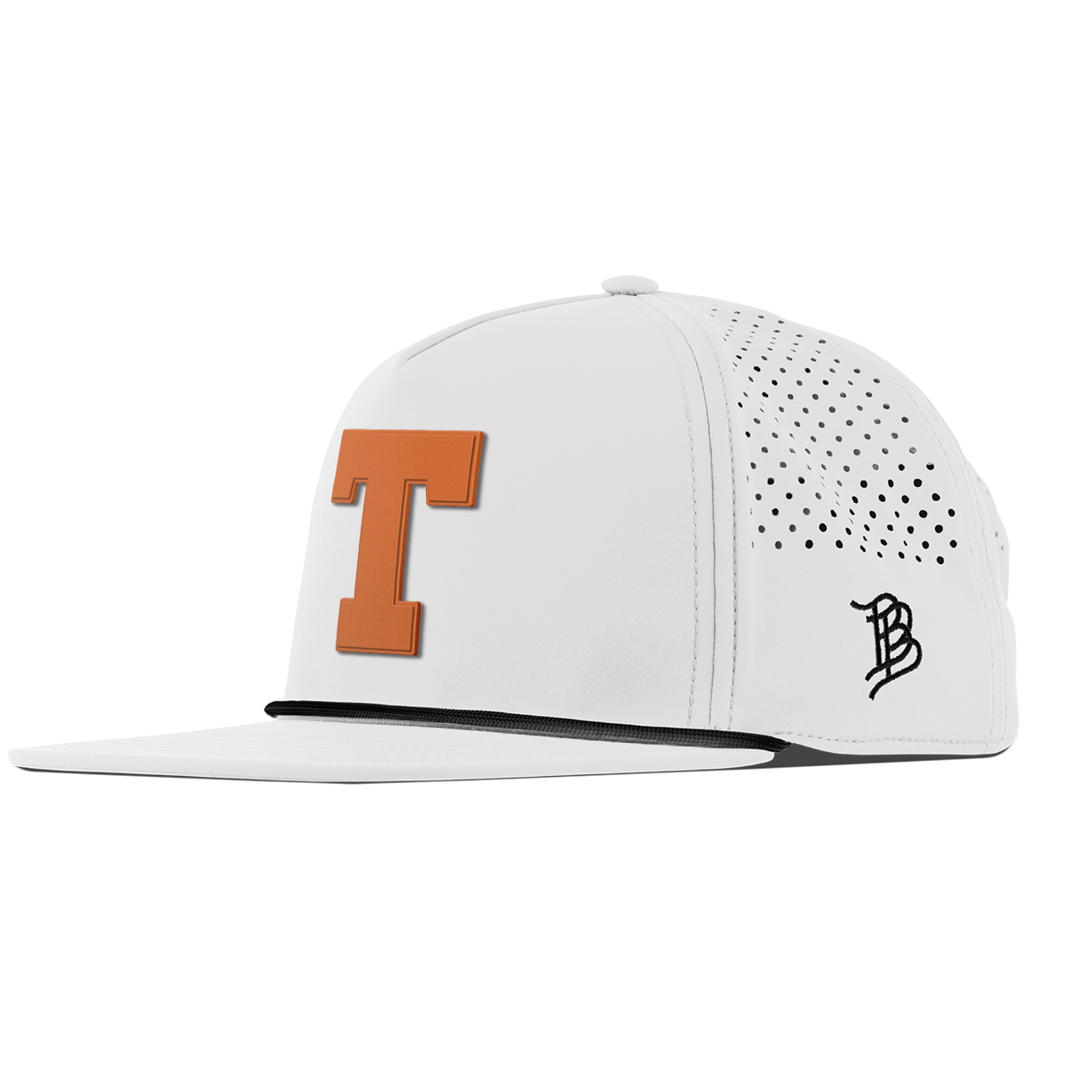University of Texas "Texas Team Logo" Flat 5 Panel Rope White