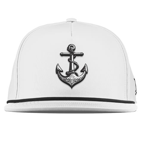 The Deeps Anchor Flat 5 Panel Rope White