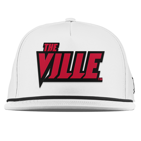 University of Louisville "The Ville Block" Flat 5 Panel Rope White