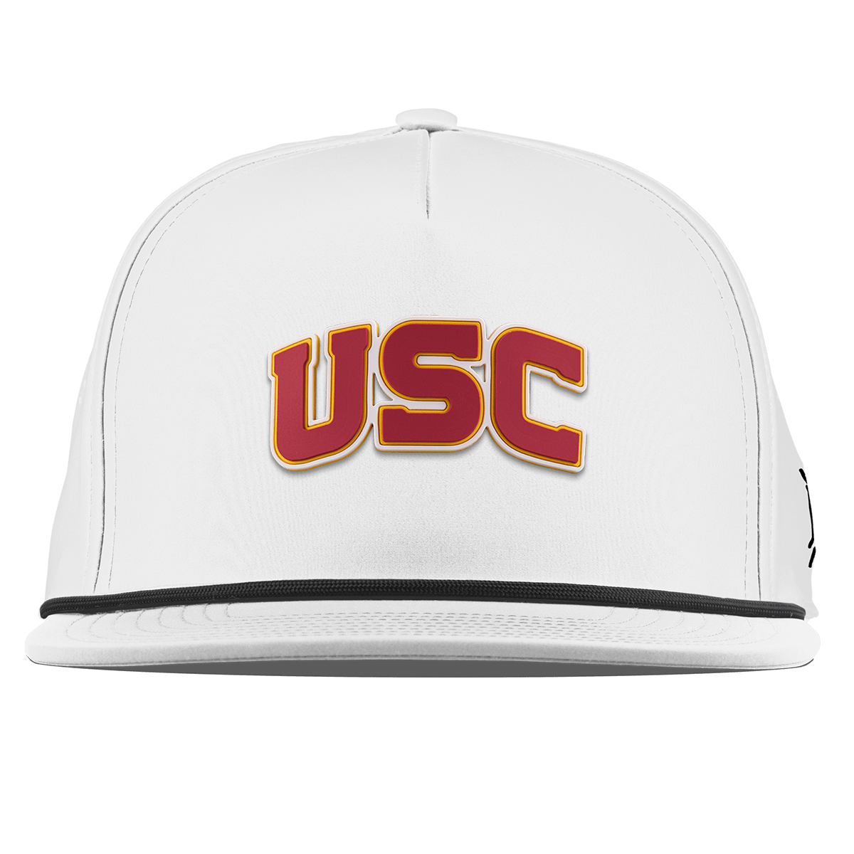 University of Southern California "USC Block" Flat 5 Panel Rope White