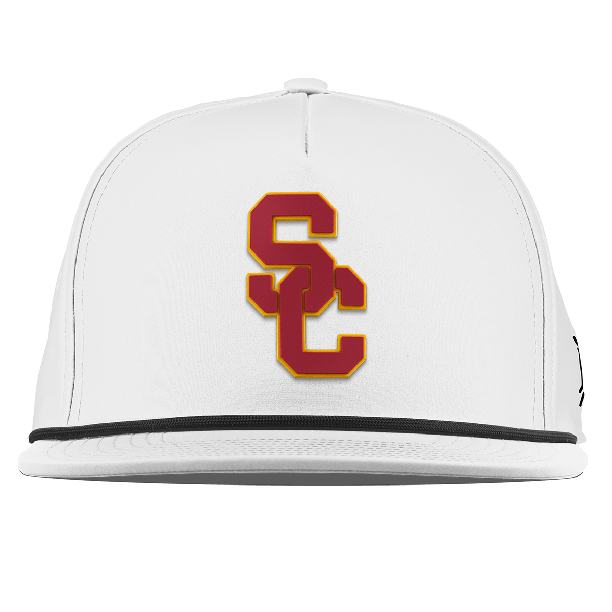 University of Southern California "USC Stacked" Flat 5 Panel Rope White